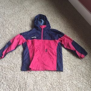 A small Columbia rain jacket